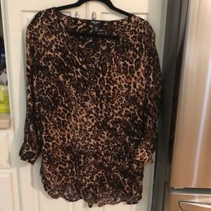 Nine West Leopard Print Tunic